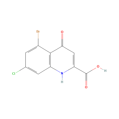 5-bromo-7-chloro-4-oxo-1H-quinoline-2-carboxylic acid (CAS: 123157-70-0) - Related Chemical Product