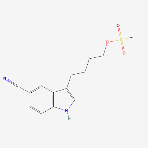 4-(5-cyano-1H-indol-3-yl)butyl methanesulfonate (CAS: 1352000-08-8) - Related Chemical Product