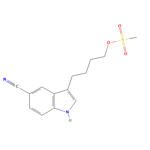 4-(5-cyano-1H-indol-3-yl)butyl methanesulfonate (CAS: 1352000-08-8) - Related Chemical Product