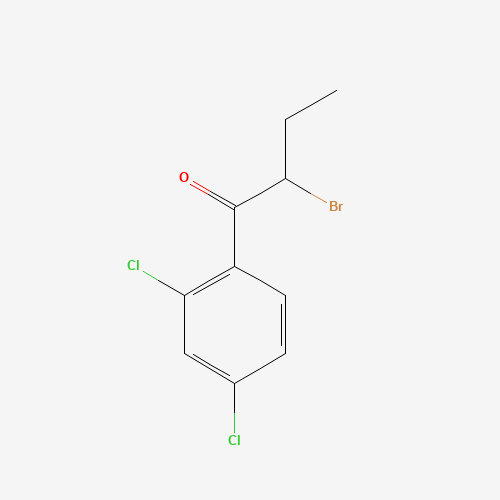 2-bromo-1-(2,4-dichlorophenyl)butan-1-one (CAS: 78967-81-4) - Related Chemical Product