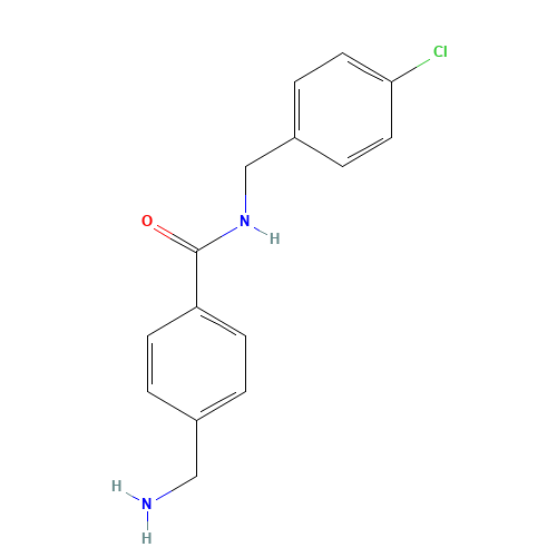 4-(aminomethyl)-N-[(4-chlorophenyl)methyl]benzamide (CAS: 271591-80-1) - Related Chemical Product