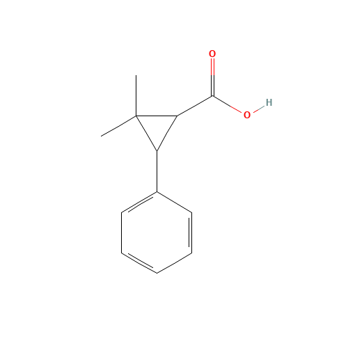 2,2-dimethyl-3-phenylcyclopropane-1-carboxylic acid (CAS: 50672-13-4) - Related Chemical Product
