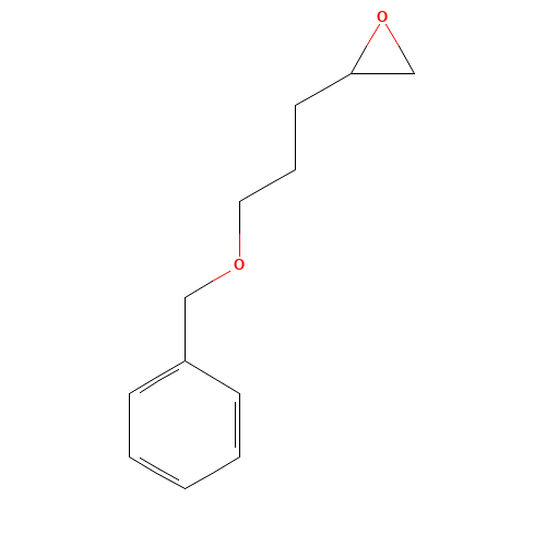 2-(3-phenylmethoxypropyl)oxirane (CAS: 112482-35-6) - Chemical Structure and Molecular Formula 
