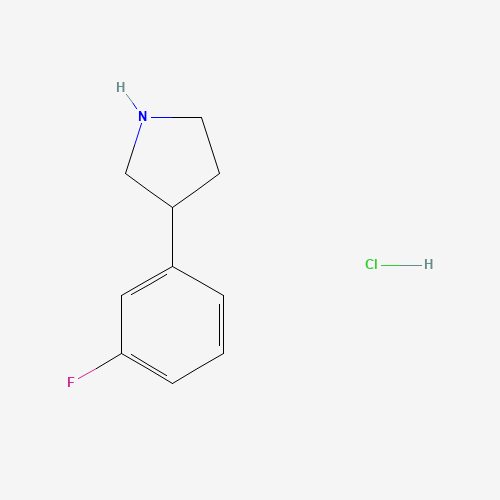 3-(3-fluorophenyl)pyrrolidine;hydrochloride (CAS: 943843-61-6) - Related Chemical Product