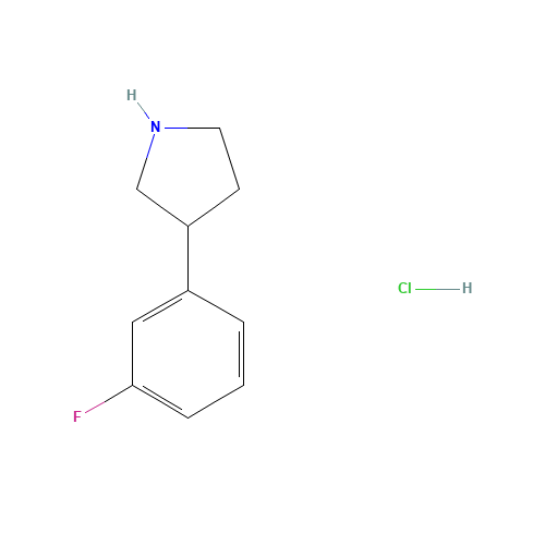 3-(3-fluorophenyl)pyrrolidine;hydrochloride (CAS: 943843-61-6) - Related Chemical Product