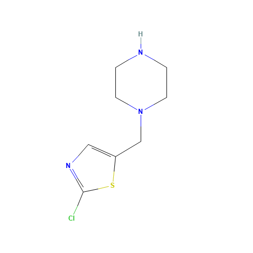 2-chloro-5-(piperazin-1-ylmethyl)-1,3-thiazole (CAS: 1135439-05-2) - Related Chemical Product