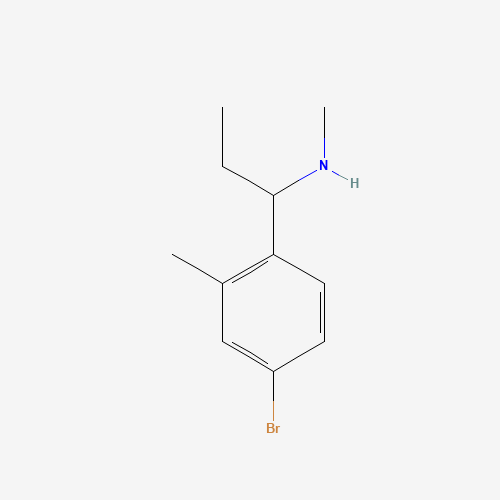 1-(4-bromo-2-methylphenyl)-N-methylpropan-1-amine (CAS: 1599244-41-3) - Related Chemical Product