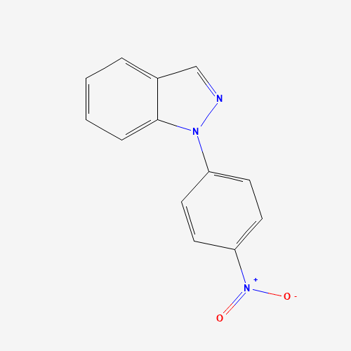 1-(4-nitrophenyl)indazole (CAS: 16778-51-1) - Chemical Structure and Molecular Formula 