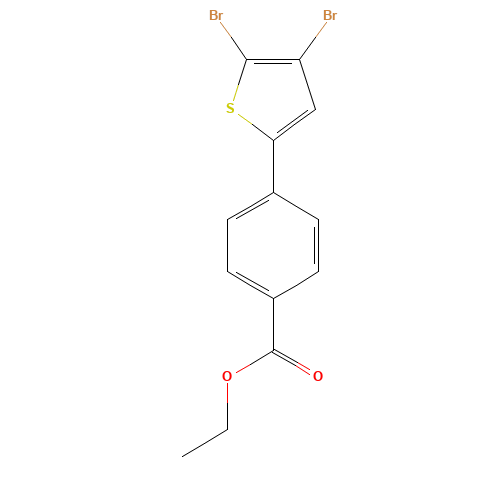 ethyl 4-(4,5-dibromothiophen-2-yl)benzoate (CAS: 222840-93-9) - Related Chemical Product