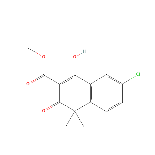 ethyl 7-chloro-1-hydroxy-4,4-dimethyl-3-oxonaphthalene-2-carboxylate (CAS: 1035260-94-6) - Related Chemical Product