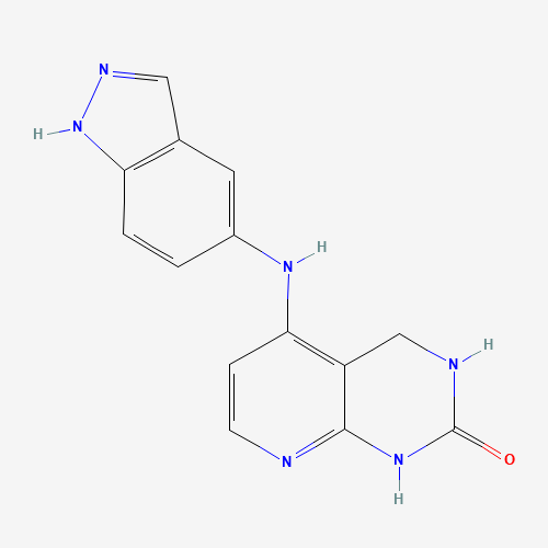 5-(1H-indazol-5-ylamino)-3,4-dihydro-1H-pyrido[2,3-d]pyrimidin-2-one (CAS: 1265635-80-0) - Related Chemical Product