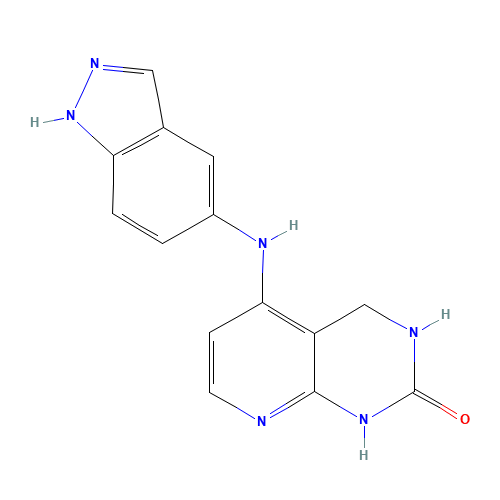 5-(1H-indazol-5-ylamino)-3,4-dihydro-1H-pyrido[2,3-d]pyrimidin-2-one (CAS: 1265635-80-0) - Related Chemical Product