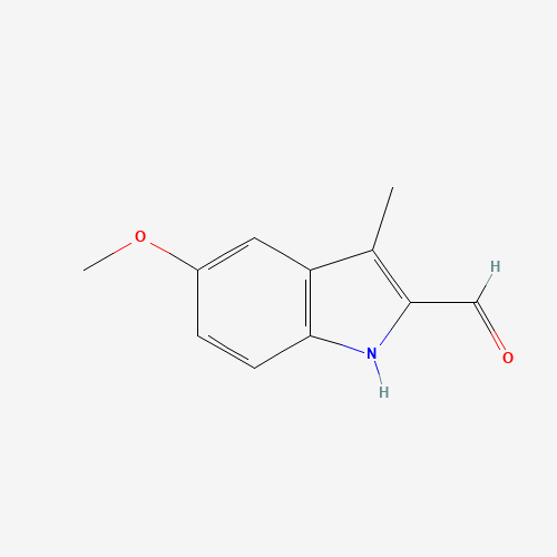 5-methoxy-3-methyl-1H-indole-2-carbaldehyde (CAS: 30464-90-5) - Chemical Structure and Molecular Formula 