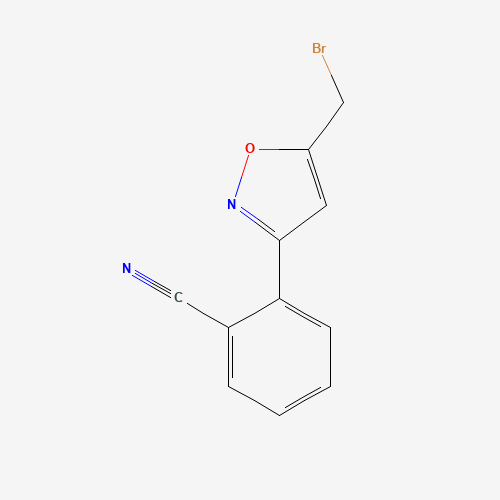 2-[5-(bromomethyl)-1,2-oxazol-3-yl]benzonitrile (CAS: 1158735-29-5) - Related Chemical Product