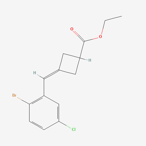 ethyl 3-[(2-bromo-5-chlorophenyl)methylidene]cyclobutane-1-carboxylate (CAS: 1611444-74-6) - Related Chemical Product