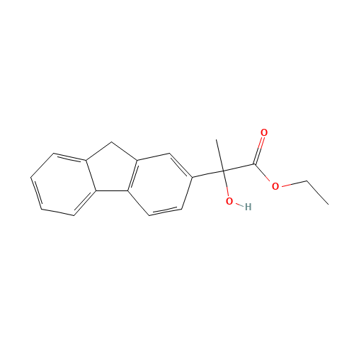 ethyl 2-(9H-fluoren-2-yl)-2-hydroxypropanoate (CAS: 42914-21-6) - Related Chemical Product
