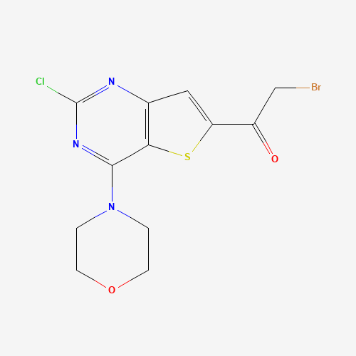 2-bromo-1-(2-chloro-4-morpholin-4-ylthieno[3,2-d]pyrimidin-6-yl)ethanone (CAS: 1038918-34-1) - Related Chemical Product