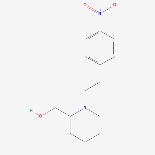 [1-[2-(4-nitrophenyl)ethyl]piperidin-2-yl]methanol (CAS: 167858-78-8) - Related Chemical Product