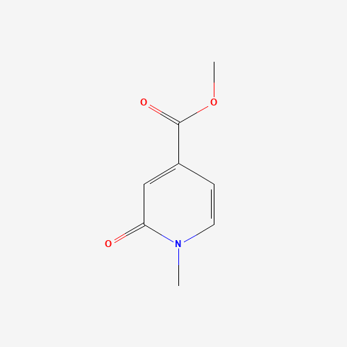 methyl 1-methyl-2-oxopyridine-4-carboxylate (CAS: 20845-23-2) - Chemical Structure and Molecular Formula 