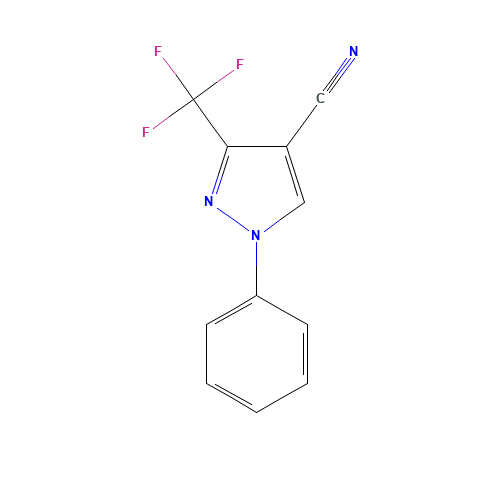 1-phenyl-3-(trifluoromethyl)pyrazole-4-carbonitrile (CAS: 1185292-65-2) - Related Chemical Product
