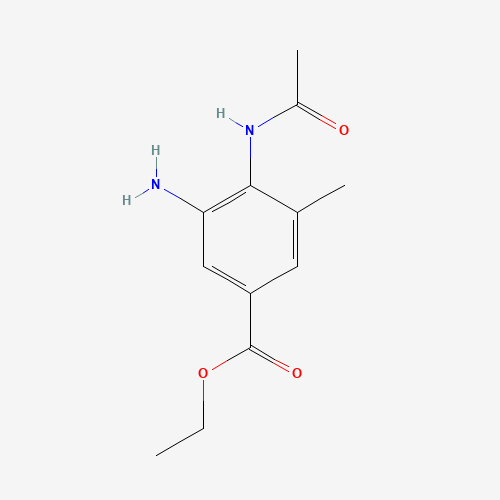 ethyl 4-acetamido-3-amino-5-methylbenzoate (CAS: 808745-07-5) - Related Chemical Product