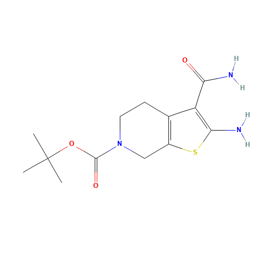 tert-butyl 2-amino-3-carbamoyl-5,7-dihydro-4H-thieno[2,3-c]pyridine-6-carboxylate (CAS: 1001020-08-1) - Related Chemical Product