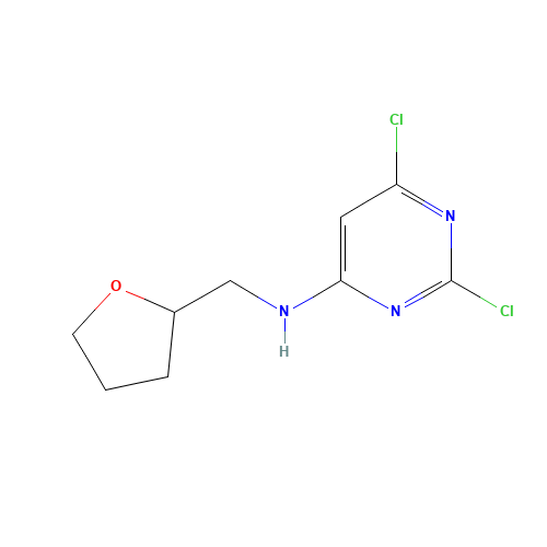 2,6-dichloro-N-(oxolan-2-ylmethyl)pyrimidin-4-amine (CAS: 879609-29-7) - Related Chemical Product