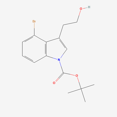 tert-butyl 4-bromo-3-(2-hydroxyethyl)indole-1-carboxylate (CAS: 898746-58-2) - Related Chemical Product