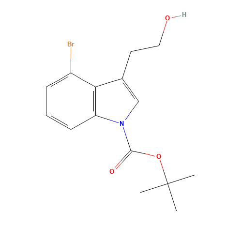 tert-butyl 4-bromo-3-(2-hydroxyethyl)indole-1-carboxylate (CAS: 898746-58-2) - Related Chemical Product