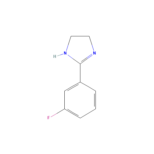 2-(3-fluorophenyl)-4,5-dihydro-1H-imidazole (CAS: 27423-83-2) - Related Chemical Product