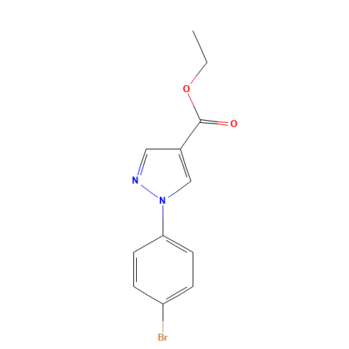 ethyl 1-(4-bromophenyl)pyrazole-4-carboxylate (CAS: 138907-76-3) - Related Chemical Product
