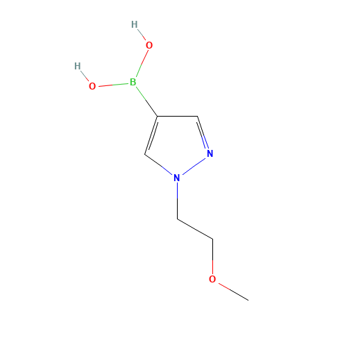 [1-(2-methoxyethyl)pyrazol-4-yl]boronic acid (CAS: 847818-59-1) - Related Chemical Product