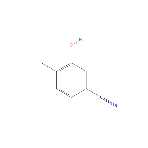 3-hydroxy-4-methylbenzonitrile (CAS: 3816-66-8) - Chemical Structure and Molecular Formula 