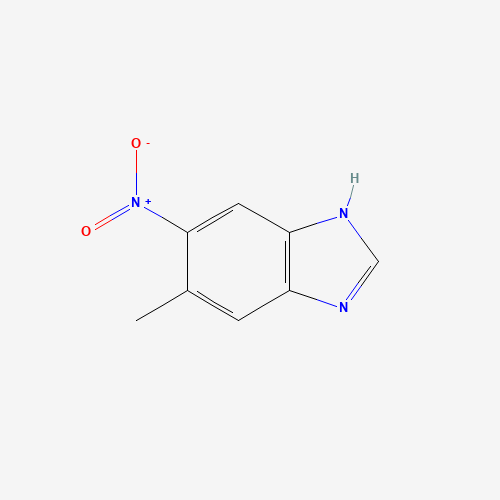 6-methyl-5-nitro-1H-benzimidazole (CAS: 61587-90-4) - Chemical Structure and Molecular Formula 