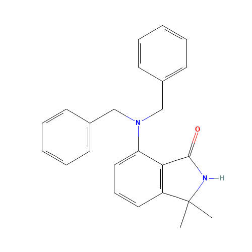 7-(dibenzylamino)-3,3-dimethyl-2H-isoindol-1-one (CAS: 878156-61-7) - Related Chemical Product