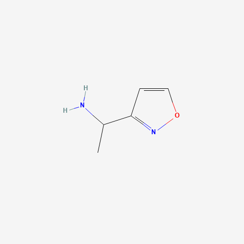 1-(1,2-oxazol-3-yl)ethanamine (CAS: 1008985-14-5) - Chemical Structure and Molecular Formula 