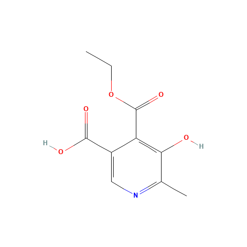 4-ethoxycarbonyl-5-hydroxy-6-methylpyridine-3-carboxylic acid (CAS: 13068-71-8) - Related Chemical Product