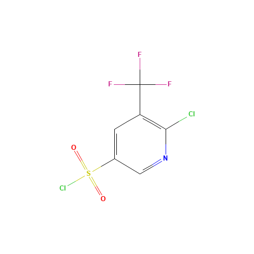 6-chloro-5-(trifluoromethyl)pyridine-3-sulfonyl chloride (CAS: 928324-59-8) - Related Chemical Product