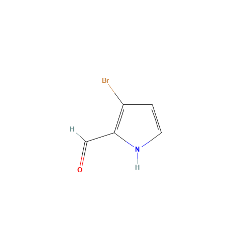 3-bromo-1H-pyrrole-2-carbaldehyde (CAS: 408359-07-9) - Chemical Structure and Molecular Formula 