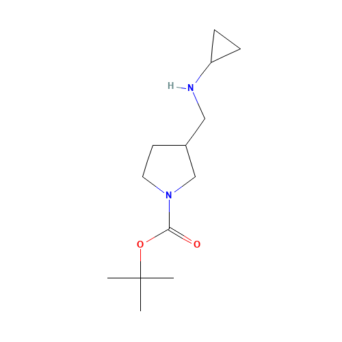 tert-butyl 3-[(cyclopropylamino)methyl]pyrrolidine-1-carboxylate (CAS: 1289387-40-1) - Related Chemical Product