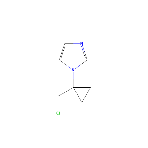 1-[1-(chloromethyl)cyclopropyl]imidazole (CAS: 858036-13-2) - Related Chemical Product