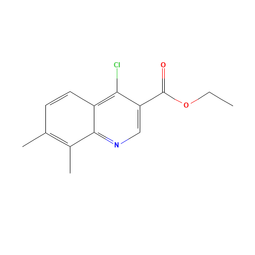 ethyl 4-chloro-7,8-dimethylquinoline-3-carboxylate (CAS: 56824-88-5) - Related Chemical Product
