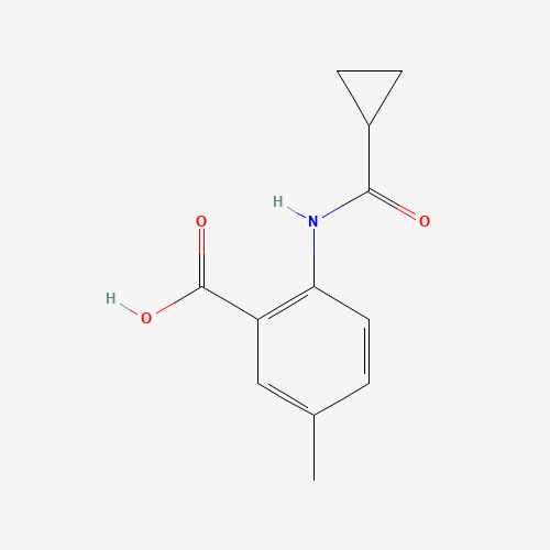 2-(cyclopropanecarbonylamino)-5-methylbenzoic acid (CAS: 1016817-12-1) - Related Chemical Product