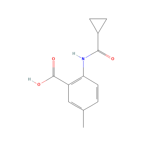 2-(cyclopropanecarbonylamino)-5-methylbenzoic acid (CAS: 1016817-12-1) - Related Chemical Product