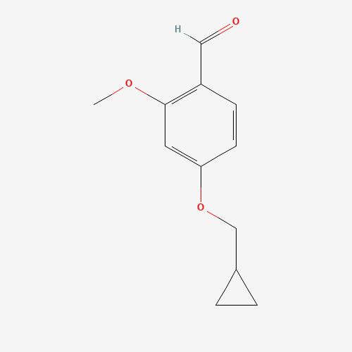4-(cyclopropylmethoxy)-2-methoxybenzaldehyde (CAS: 1289262-88-9) - Related Chemical Product