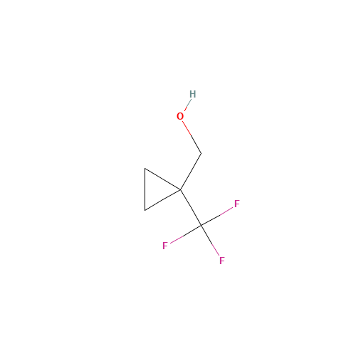 [1-(trifluoromethyl)cyclopropyl]methanol (CAS: 371917-17-8) - Chemical Structure and Molecular Formula 