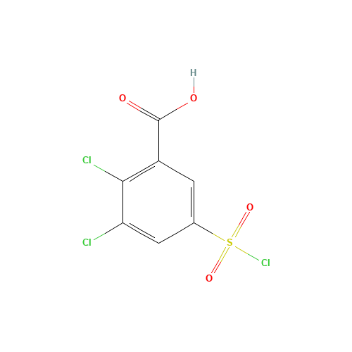 2,3-dichloro-5-chlorosulfonylbenzoic acid (CAS: 53552-95-7) - Related Chemical Product