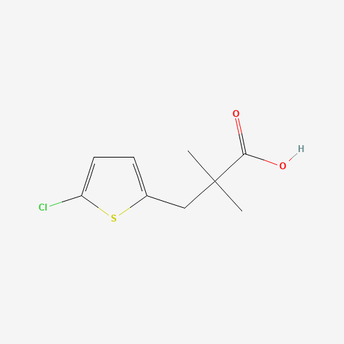 3-(5-chlorothiophen-2-yl)-2,2-dimethylpropanoic acid (CAS: 419565-62-1) - Related Chemical Product