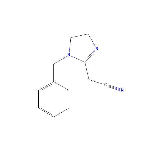 2-(1-benzyl-4,5-dihydroimidazol-2-yl)acetonitrile (CAS: 879014-19-4) - Related Chemical Product