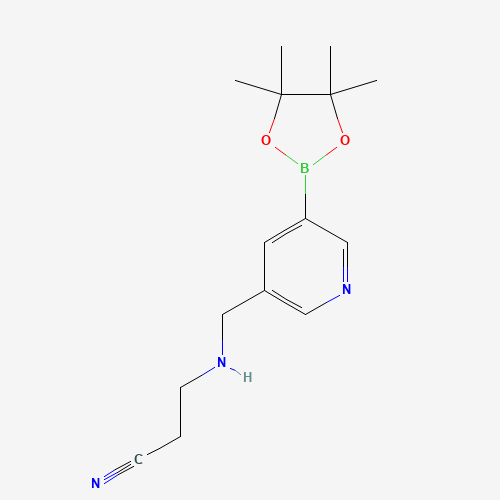 3-[[5-(4,4,5,5-tetramethyl-1,3,2-dioxaborolan-2-yl)pyridin-3-yl]methylamino]propanenitrile (CAS: 919347-58-3) - Related Chemical Product